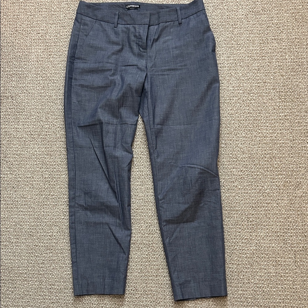 Express Charcoal Ankle Jeans